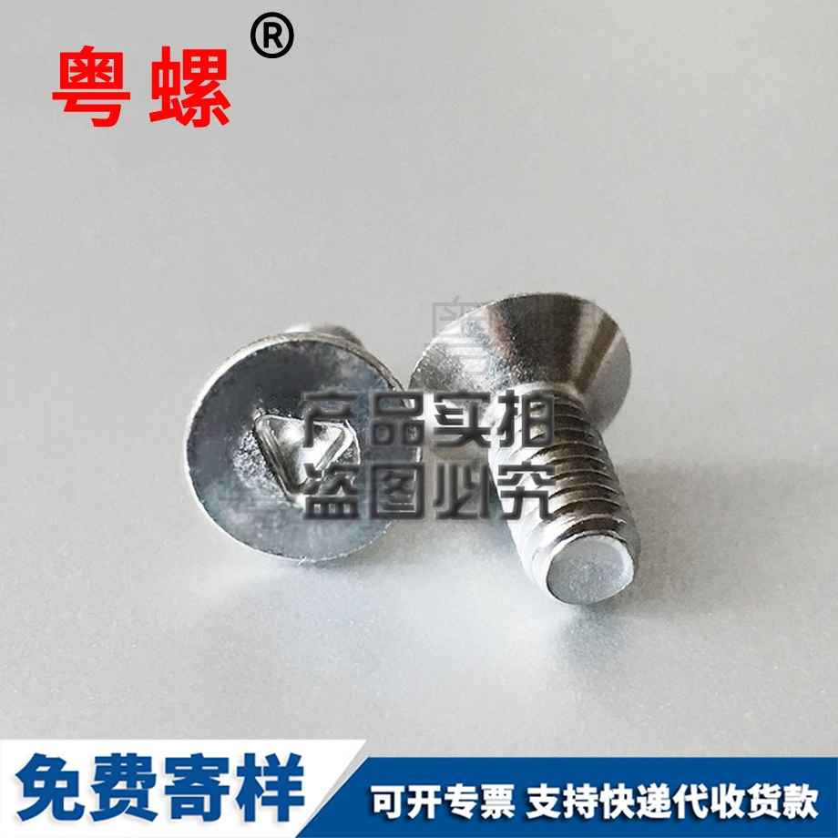 訂做沉頭三角槽潛江防盜螺絲