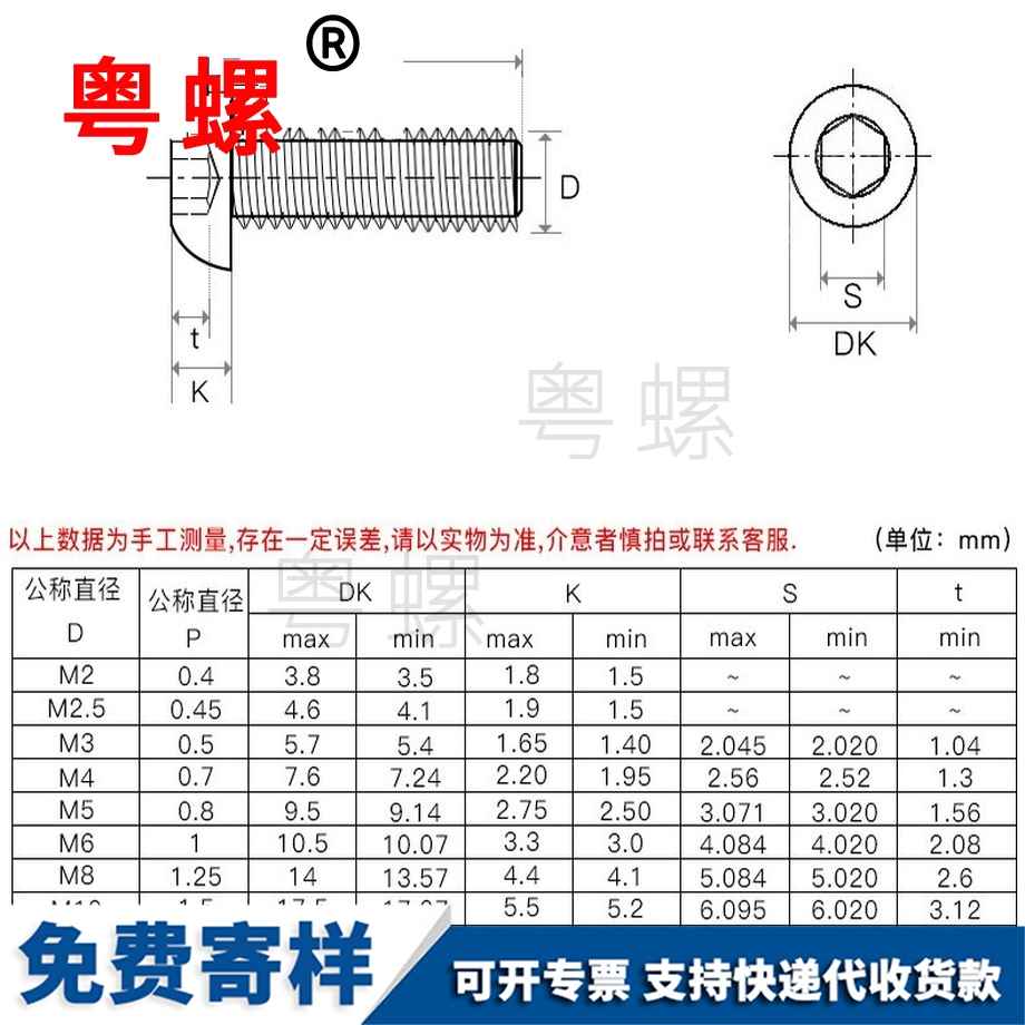 汕頭盤頭傘頭蘑菇頭螺釘