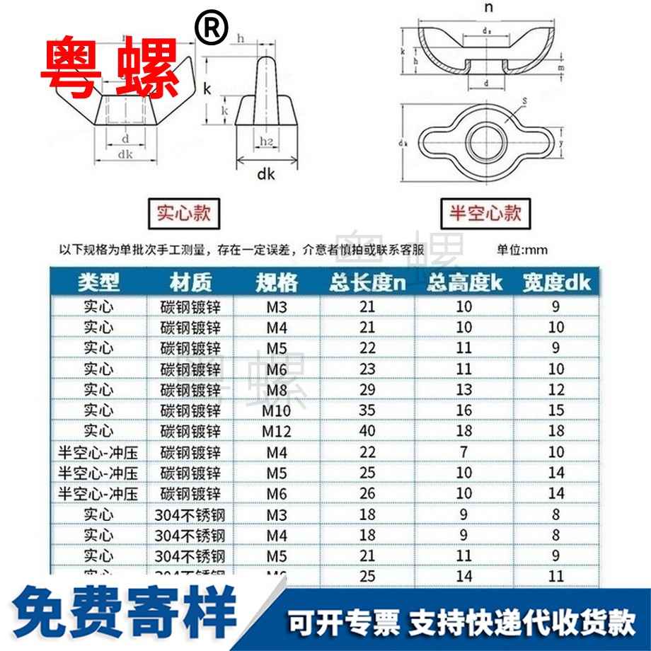 生產(chǎn)鍍鋅不銹鋼伊春蝶形螺母