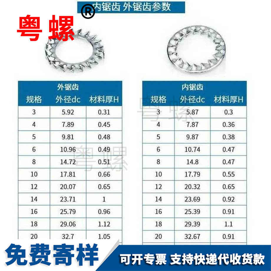加工外鋸齒中山墊片